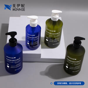 Botella de plástico Minnie Comfortable de 500 ml con bomba para envasar gel de ducha y loción - Product Image 3