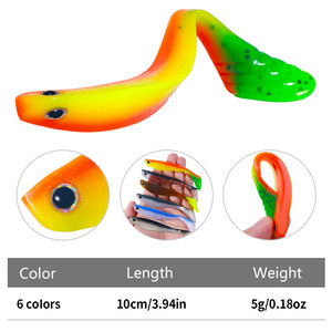 6 <span class=keywords><strong>esche</strong></span> da <span class=keywords><strong>pesca</strong></span> morbide pz/borsa <span class=keywords><strong>esche</strong></span> <span class=keywords><strong>artificiali</strong></span> morbide 10CM 5.3G <span class=keywords><strong>esche</strong></span> morbide lisce di simulazione <span class=keywords><strong>per</strong></span> carpe marine - Product Image 2