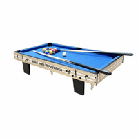 Table de billard pour enfants, mini table de billard pour la maison, billard familial pour l'intérieur, pour la relation parent-enfant, jouet pour garçons, MDF et velours tweed