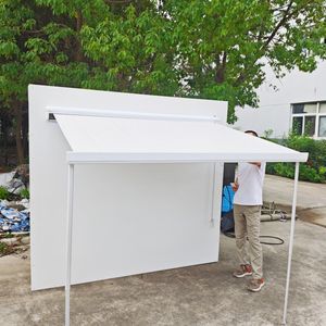 <span class=keywords><strong>Auvent</strong></span> latéral pliable résistant aux UV pour camping-car, camping-car, pique-nique, manuel - Product Image 4