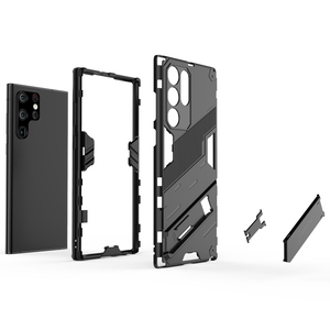 Coque de téléphone portable, Double, 2 en 1, étui résistant aux chocs en plastique dur pour Samsung Galaxy S22 Ultra <span class=keywords><strong>S22Pro</strong></span> M52 5G - Product Image 3