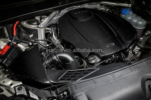 Accesorios para automóviles personalizados, capó de motor de fibra de carbono seco para <span class=keywords><strong>Audi</strong></span> A4/A5/Q5/ 2015 + <span class=keywords><strong>A6</strong></span>/A7 2016 + 1,8 T/2,0 T, cubierta de motor - Product Image 4