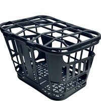 Accessoires de véhicule de panier en plastique de vélo électrique monté à l'avant pour pièces de vélo électrique