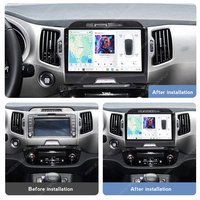 MEKEDE DUDU7 Android Auto GPS Navigation 2K Ecran Car-play Car Audio Radio Car Multimedia Player pour KIA Sportage 2010-2015