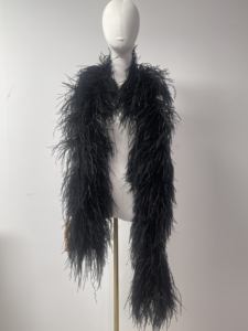 Boas en plumes d'autruche doux et moelleux, 10-15cm, 15-18cm, 10 plis, 20 plis, en promotion, pour artisanat, pyjamas, mariages - Product Image 2