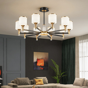 Modern Nordic Style Multi-head Chandelier E27 Energy-saving Lamps Round <b>Ceiling</b> <b>Light</b> For Living Room Bedroom Home Lighting - Product Image 3