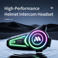 Casque de communication pour motards, casque audio pour moto, communication sans fil 6.0, étanche IP67