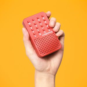 16-Hiệu ứng âm thanh nhà sản xuất âm thanh điện tử đùa thực tế trò chơi vui nhộn thứ prankster cho trẻ em người lớn nhựa màu đỏ máy âm thanh - Product Image 3