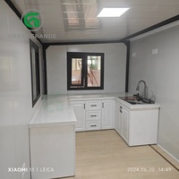 Casa prefabricada plegable casa contenedor expandible plegable preparar para vivir y oficina fábrica proporcionar