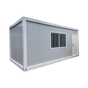 Moderno 20 pies 40 pies Prefab EPS Board Construcción Modular Casas prefabricadas Paquete plano Contenedor de envío Edificio de oficinas habitable - Product Image 5