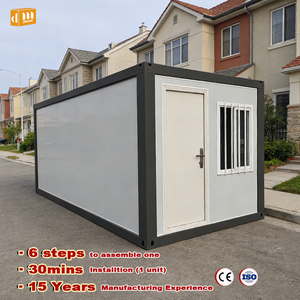 Dreammaker-casas contenedoras extensibles, fáciles de instalar, de lujo, paquete plano de 20 pies, a la venta, casas prefabricad - Product Image 1