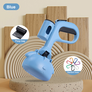 <span class=keywords><strong>Pelle</strong></span> à déjections canines en plastique avec boîte à déchets et crochet <span class=keywords><strong>pour</strong></span> la gestion des déchets d'animaux - Product Image 1