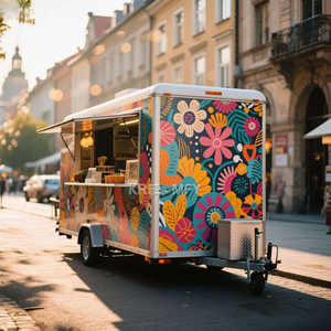 Carritos de Venta Ambulante Personalizados 2025, Barbacoa en Venta, Cocina Móvil, Camión de Comida Rápida - Product Image 6