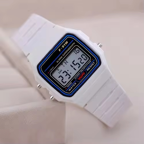 Children Electronic LED Digital Multifunction Plastic Sport Wrist Watch for Students