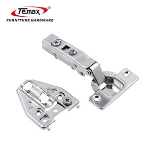 <span class=keywords><strong>Temax</strong></span> 3D có thể điều chỉnh Clip-on thép không gỉ thủy lực giấu mềm đóng cửa đồ nội thất cửa tủ bản lề - Product Image 3