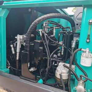 Excavadora de cadenas usada de 7.5 toneladas, de alta calidad y bajo consumo de combustible, Kobelco SK75, pequeña excavadora de cadenas usada para ingeniería de construcción. - Product Image 6