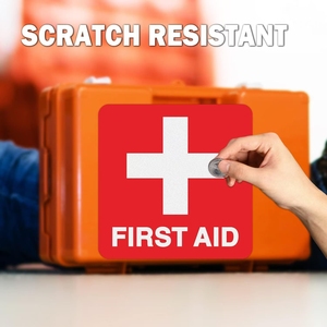 Autocollant de signe de premiers secours réfléchissant matière plastique vinyle résistant à l'eau et à <span class=keywords><strong>la</strong></span> poussière pour usage domestique à l'hôpital - Product Image 4
