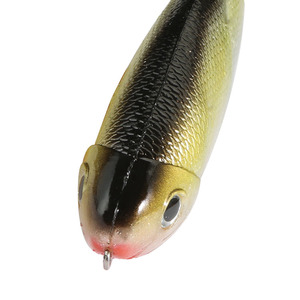 Vivo negro natural suave señuelo de silicona de Asturias 24cm gran pescado graso FORMA DE de cebo - Product Image 4