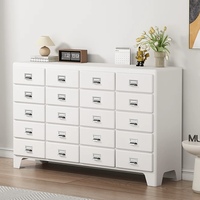Armoire de rangement en métal à plusieurs tiroirs |   Commode de style apothicaire moderne à 20 tiroirs, construction robuste, montage facile pour la maison ou le bureau