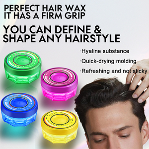 <span class=keywords><strong>Cire</strong></span> coiffante 100 ml sans alcool, effet longue durée, tenue forte instantanée, contrôle des bords, marque privée - Product Image 2