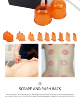 Appareil de beauté compact à aspiration sous vide 24 ventouses pour soins corporels complets, raffermissement des seins, lifting des fesses, masseur anti-cellulite