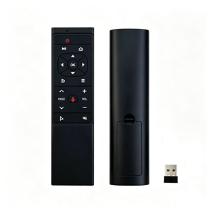 Télécommande universelle MT12 Gyro Air Mouse avec commande vocale et IR, manette de jeu à détection de mouvement pour TV Box, projecteur - Product Image 1