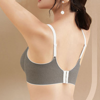 Soutien-gorge pour femme Style doux sans couture Soutien-gorge confortable et doux pour la peau sans armatures BH
