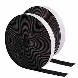 Velcros à adhésif puissant, rouleaux de bande auto-agrippante découpables, pour tapis de voiture, boucle adhésive en tissu nylon - Product Image 2