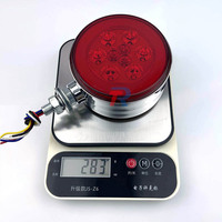 Meilleure vente 4 pouces double couleur ambre rouge camion lumière LED TOP clignotant Auto Position feu de position latéral état neuf