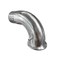 Raccord de tuyau à embout unique sanitaire en acier inoxydable 304/316 Wensen - Embout fileté