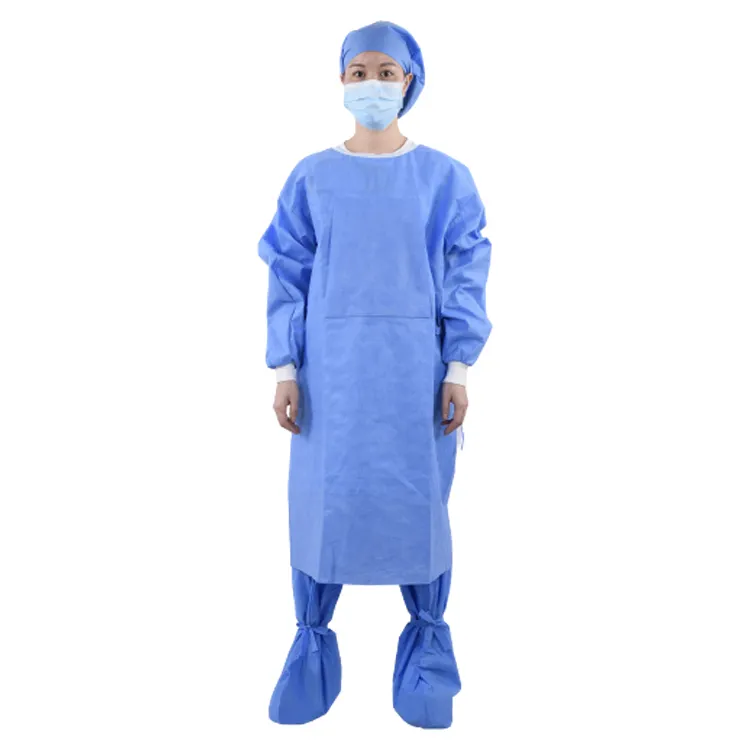 Стерильные одноразовые нетканые медицинские больничные хирургические костюмы sms уровня 3