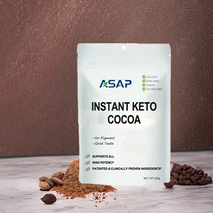 Bebida de cacao orgánica baja en carbohidratos de etiqueta privada, polvo de cacao Keto instantáneo para promover la salud mental y física - Product Image 2