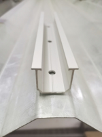 Accessoires de montage pour panneaux solaires sur toit en tôle, supports en aluminium, structure de support photovoltaïque, rail de fixation, système de support