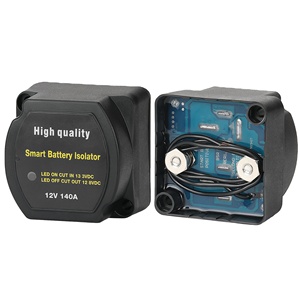 Daiertek 12V 140A interruptor aislador de batería <span class=keywords><strong>Dual</strong></span> inteligente relé de carga automática interruptor de apagado de batería de coche para camión UTV autocaravana - Product Image 2