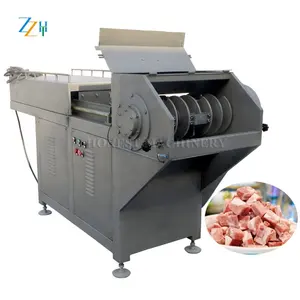 Découpeuse congelée de bloc de viande de productivité élevée/machine congelée d'écaillage de viande/machine congelée de hachoir de cube de viande