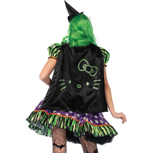 <span class=keywords><strong>Halloween</strong></span> jeu de rôle drôle cirque Clown Costume imprimé sorcière Cape <span class=keywords><strong>maquillage</strong></span> balle costumes de fête - Product Image 5