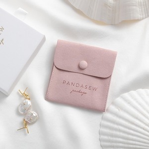 PandaSew - Bolsa de Joyería Personalizada con Logotipo Impreso, de Microfibra Suave, Tipo Gamuza Sintética, con Botón, para Anillos, Pendientes y Joyas - Product Image 6