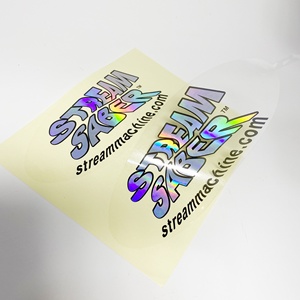 Autocollant en vinyle laser holographique transparent autocollant d'hologramme <span class=keywords><strong>effet</strong></span> arc-en-ciel - Product Image 6
