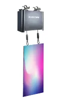 Système de motorisation pour écran cinétique LED DMX512 de 12 m avec indice de protection IP33 et construction en alliage d'aluminium
