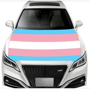 Housse de capot de voiture de haute qualité, élastique, résistante aux intempéries, lavable, pour la fierté <span class=keywords><strong>gay</strong></span> et lesbienne, pour la décoration - Product Image 3