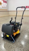 Compacteur à plaque vibrante thermique de haute qualité 80 kg, plaque 42x52 cm, efficacité 4-20 m/min, équipement de pavage pour asphalte et sol