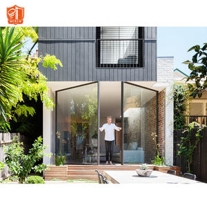 <span class=keywords><strong>Porte</strong></span> pivotante en aluminium à impact réglable à double vitrage bon marché à l'épreuve des ouragans - Product Image 4