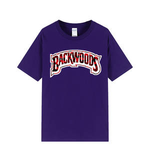 Hot Sell Fashion Thick Neck Cotton Cartoon <strong>Simpson</strong> Backwoods Cookie RAW Graphic Printed Men <strong>T</strong> <strong>Shirt</strong> With Custom Logo - Product Image 1