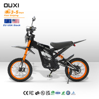 Bicicleta Eléctrica OUXI Dirt Fatbike con Envío Directo desde Almacén en EE. UU. y la UE, Bicicleta Eléctrica con Llantas Gruesas, E-Bike GT16