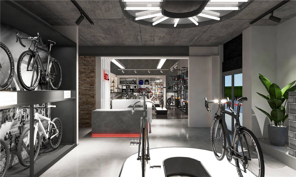 Cheap bike shop design Store