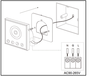 RF Thông Minh Không Dây EU 86 Loại 2.4 Gam Treo Tường Bảng Điều Khiển Cảm Ứng RGBCW RGBWW RGB + CCT Tường Led Điều Khiển Từ Xa - Product Image 4