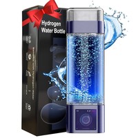 Générateur d'eau riche en hydrogène moléculaire et tasse – Meilleure vente – Ioniseur USB 9000 ppb 20W 350ml – Bouteille générateur d'eau électrique