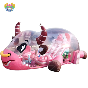 Amusement extérieur Portable PVC Transparent <span class=keywords><strong>Gonflable</strong></span> Boule De Neige Bulle Pelouse Tente <span class=keywords><strong>Ballon</strong></span> Géant Globe Château - Product Image 5