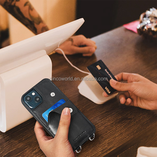 Luxury Women Crossbody Leather Wallet Phone case Leather Phone case with Card Holder Mobile Phone Cases