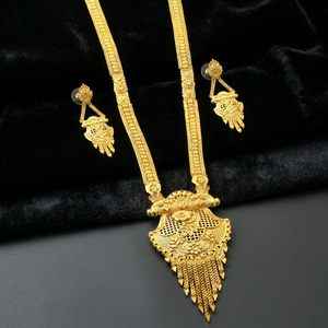 Venta al por mayor 14K 18K 24K Micro Gold Fashion Long Jewelry Set, Tradicional Wedding Long Jewelry Set, Micro Forming Long Jewelry Set. - Product Image 3